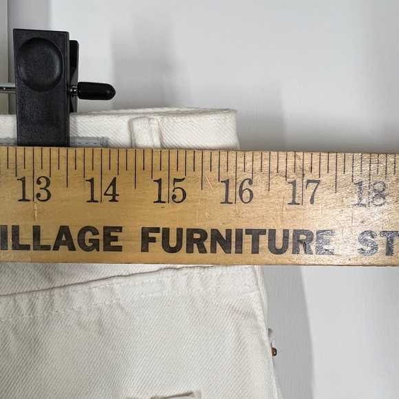 GRLFRND‎ Blare White Jean Skirt, Larchmont Ivory, 30 - Picture 8 of 13